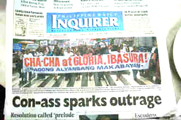 A digitized image of the Inquirer right-clicked from www.arkibongbayan.org  under terms of use of said site, used here for educational, non-commercial purposes