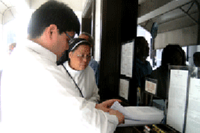 Atty. Joaquin filing the case for CenPeg; photo by www.cenpeg.org